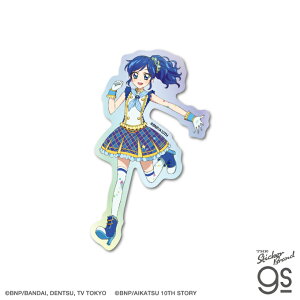 アイカツ! ホログラムステッカー 霧矢あおい アイドル アニメ 可愛い 音楽 コレクション キャラクター gs 公式グッズ AIK002