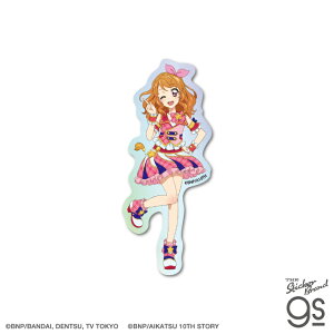 アイカツ! ホログラムステッカー 大空あかり アイドル アニメ 可愛い 音楽 コレクション キャラクター gs 公式グッズ AIK008