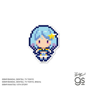 オールアイカツ! ピクセルアートステッカー 湊みお アイドル アニメ 可愛い 音楽 コレクション キャラクター gs 公式グッズ AIK033