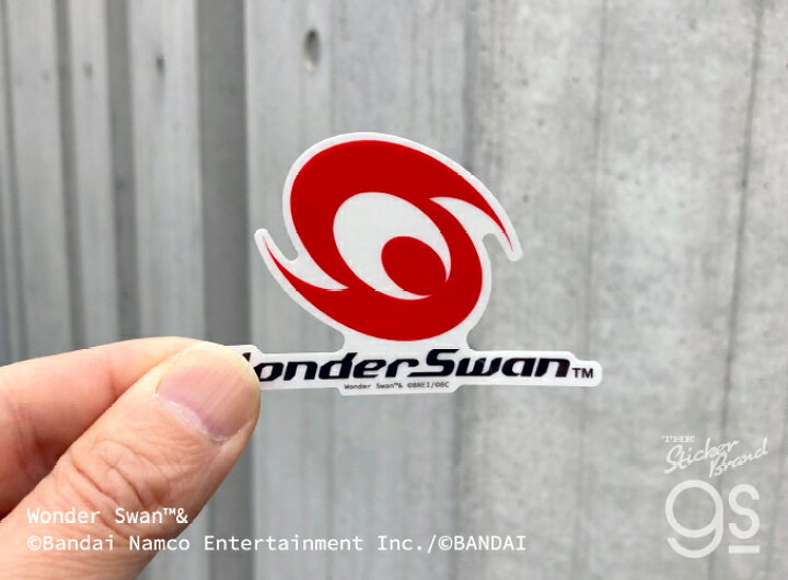 楽天市場】【全7種セット】 ワンダースワン 透明ステッカー ロゴ  