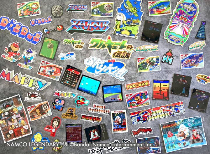 楽天市場】ナムコレジェンダリーシリーズ ステッカー ディグダグ/B  