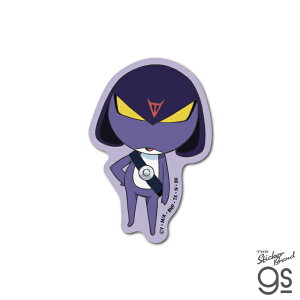ケロロ軍曹 ダイカットミニステッカー ガルル中尉 アニメ 漫画 宇宙人 可愛い カエル 蛙 イラスト スマホ キャラクター gs 公式グッズ KRR006