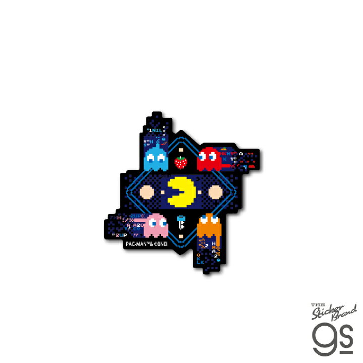 楽天市場】PAC-MAN ダイカットステッカー Glitchゴースト パックマン 