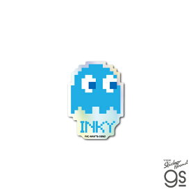 PAC-MAN ホログラムステッカー INKY ドット パックマン ゲーム game レトロ コレクション ライセンス商品 キャラクター 人気 gs 公式グッズ PAC014