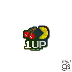 PAC-MAN ホログラムステッカー 1UP ドット パックマン ゲーム game レトロ コレクション ライセンス商品 キャラクター 人気 gs 公式グッズ PAC016