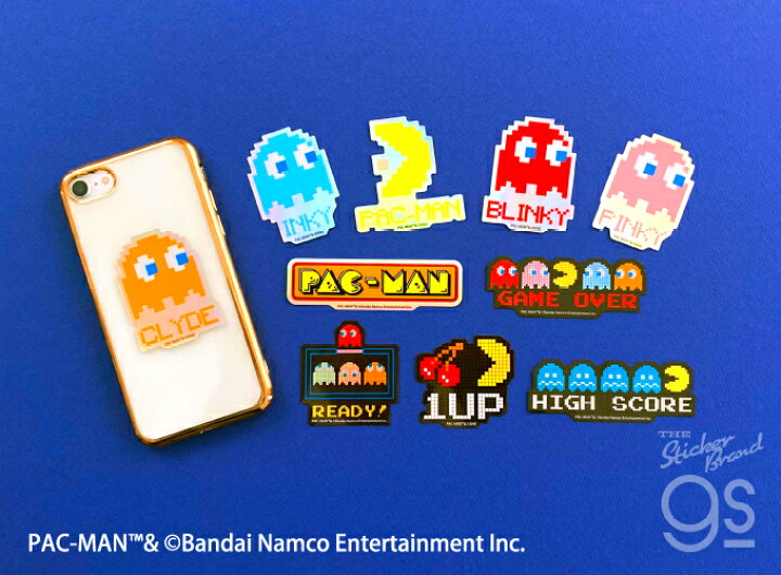 楽天市場】PAC-MAN ホログラムステッカー パックマン ドット 