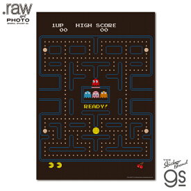 PAC-MAN フォトアートポスター READY！ パックマン ゲーム game レトロ コレクション ライセンス商品 キャラクター 人気 gs 公式グッズ PAC027
