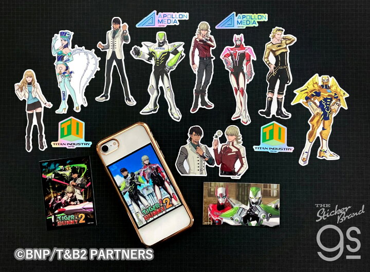 楽天市場】TIGER & BUNNY 2 ステッカーセット 虎徹＆ワイルドタイガー 
