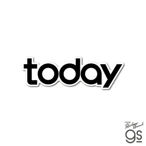 Honda四輪ロゴ TODAY(1985) ダイカットステッカー 車 自動車 コレクション カスタム スマホ お洒落 かっこいい シンプル gs 公式グッズ HND097