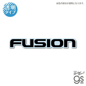 Honda ロゴ ダイカットクリアステッカー FUSION コレクション バイク オシャレ かっこいい カスタム スマホ 透明 gs 公式グッズ HND013