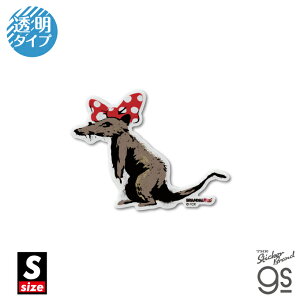 �����X�e�b�J�[ S�T�C�Y Polka Dot Rat �u�����_���C�Y�h ���������� ������ �N���A�J���[ �A�[�g gs �O�b�Y BNK082S