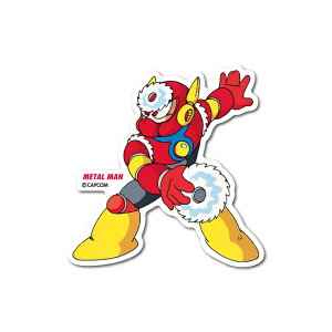���b�N�}�� �_�C�J�b�g�X�e�b�J�[ METAL MAN �Q�[�� CAPCOM �J�v�R�� ���g�� �X�}�z �蒠 �R���N�V���� �L�����N�^�[ ROC-008