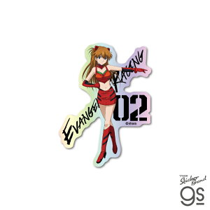 エヴァンゲリオンレーシング ホログラムステッカー アスカ アニメ カスタム コレクション キャラクター gs 公式グッズ EVA006