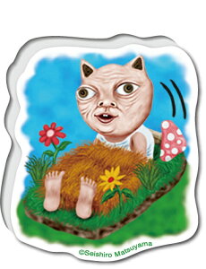 MS06 チャッピー グッドモーニング! 松山 征シロー 200円ダイカットミニステッカー アーティストグッズ イラストレーター ステッカー