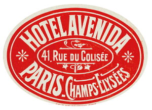 VHS013 VINTAGE HOTELS STICKER13 Be[WzeYXebJ[ CeA fUC re[W X[cP[X ڈ DIY ObY