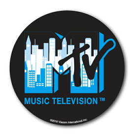 MTV ロゴ缶バッジ 76mm ミッドナイトシティー LCB239 音楽 ミュージック アメリカ ポップ グッズ