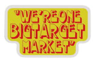 JES02 ADVERTISING �X�e�b�J�[ S�T�C�Y �|�b�v ���g�� �A�����J�� CULTURE MART �u�����h �O�b�Y