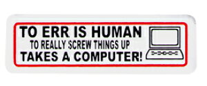 �X�e�b�J�[ No 161 COMPUTER black