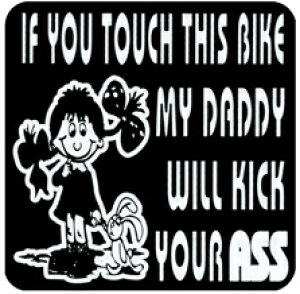�X�e�b�J�[ No 442 DADDY KICK ASS