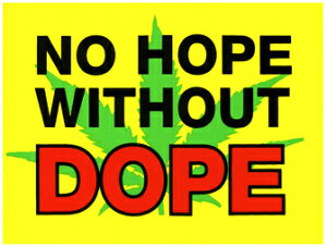 �X�e�b�J�[ No 579 NO HOPE DOPE