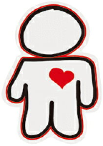 �X�e�b�J�[ No 897 HEART MAN �yUS897�z