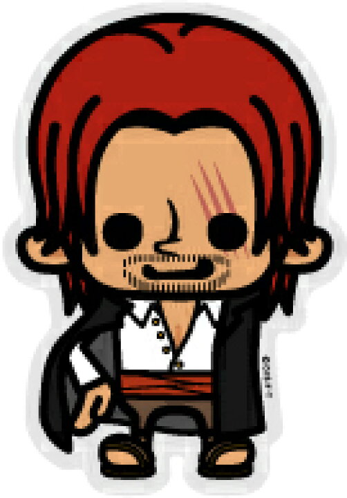 楽天市場 One Piece ワンピース パンソンワークスコラボステッカー Lcs015 シャンクス Mサイズ ワンピース公式グッズ ゼネラルステッカー