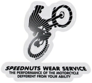 SPEEDNUTS�X�e�b�J�[ SPD012 Wear Service