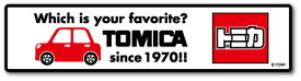 LCS653 TOMICA ロゴステッカー 車 トミカ タカラトミー TOMY ロゴ 車 コレクション グッズ