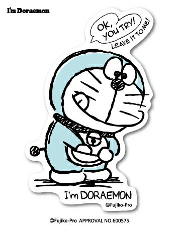 楽天市場 ドラえもん 透明ステッカー I M Doraemon トライ Lcs738 おしゃれ ステッカー サンリオ グッズ ゼネラルステッカー