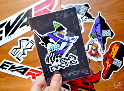 楽天市場 エヴァンゲリオンレーシング Eva Racing ステッカー アスカ レースクイーン キャラクターステッカー アニメ ライセンス商品 Lcs1231 Gs 公式グッズ ゼネラルステッカー