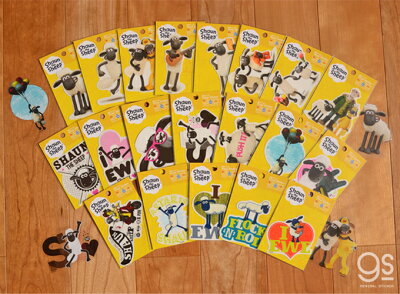 楽天市場 ひつじのショーン 透明ステッカー スマホ キャラクターステッカー クレイアニメ アニメーション Shaun Lcs1239 Gs 公式グッズ ゼネラルステッカー