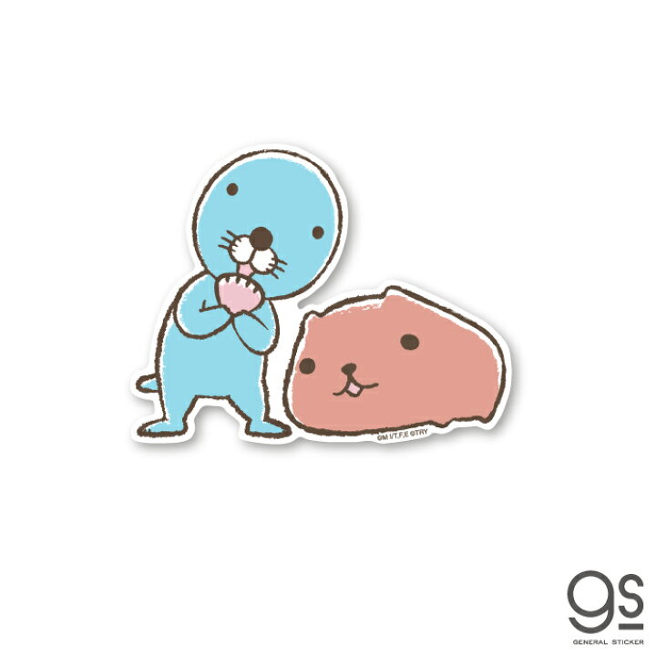 楽天市場 ぼのぼの カピバラさん ふたり キャラクターステッカー Bonobono アニメ コラボ イラスト 可愛い Lcs12 Gs 公式グッズ ゼネラルステッカー