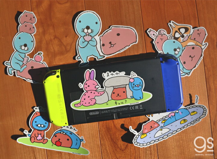 楽天市場 ぼのぼの カピバラさん ウットリ キャラクターステッカー Bonobono アニメ コラボ イラスト 可愛い Lcs1286 Gs 公式グッズ ゼネラルステッカー