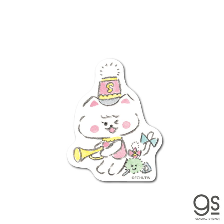 楽天市場 ほわころくらぶ 5周年 しろころんちゃん キャラクターステッカー 記念 漫画 絵本 イラスト 可愛い こいぬ Hwc005 Gs 公式グッズ ゼネラルステッカー