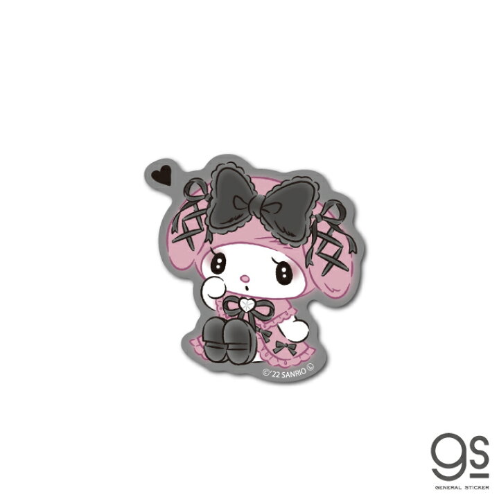 楽天市場】マイメロディステッカー ブラックリボン MY MELODY 真夜中の 