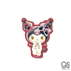 クロミステッカー リボン KUROMI 真夜中のメロクロ サンリオ キャラクターステッカー SANRIO 病みかわ ゴスロリ 人気 スマホ デコ LCS1516 gs 公式グッズ