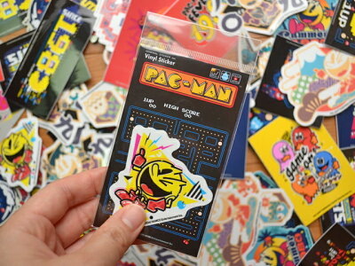 楽天市場 パックマン ステッカー 1up ダイカット ゲーム キャラクター Pac Man ライセンス商品 Lcs1055 Gs グッズ ゼネラル ステッカー