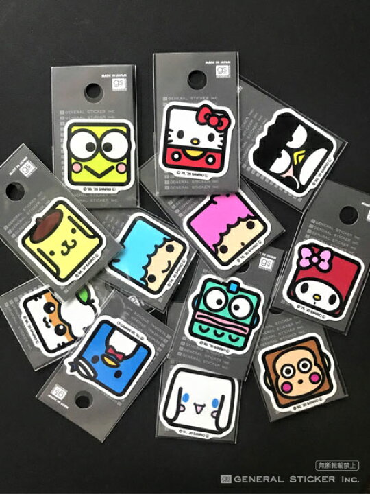 楽天市場 コロコロクリリン Cube フェイスデザイン キャラクターステッカー サンリオ フェイスシールド イラスト ライセンス商品 Lcs1125 Gs ステッカー 公式グッズ ゼネラルステッカー