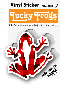 LF04 LUCKY FROGSXebJ[ redcheck JG bL[ACe  | 肢 K^ J^ Jt ObY