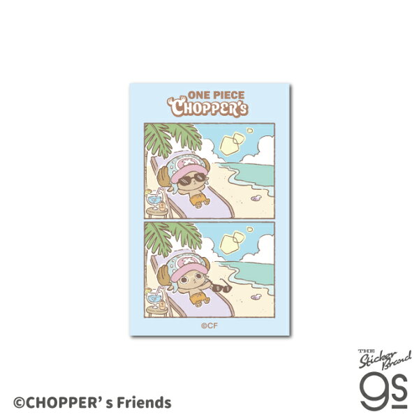 CHOPPER's ダイカットクロスステッカー 日焼け トニートニー・チョッパー アニメ スマホ 手帳 可愛い キャラクター gs 公式グッズ CHP009