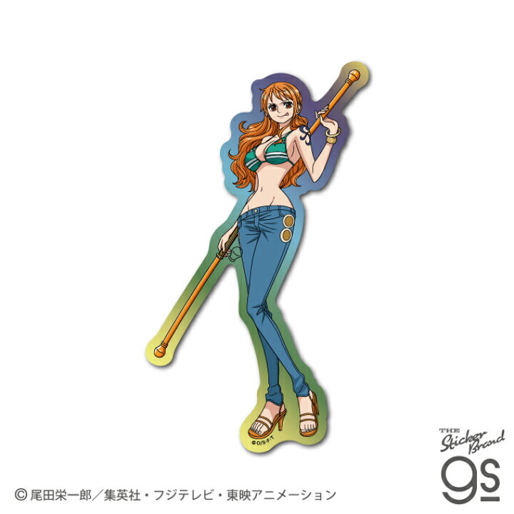 楽天市場】ワンピース ホログラムステッカー ナミ ONE PIECE 海賊 