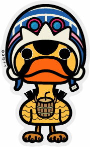 楽天市場 ワンピース パンソンワークス コラボステッカー カルー Sサイズ Ops31 One Piece ステッカー グッズ ゼネラルステッカー