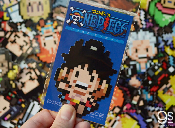 楽天市場 Part 2 全40種 ピクセルワンピース ノーマルサイズ One Piece ドット絵 アニメ キャラクターステッカー Opxl2 Gs 公式グッズ ゼネラルステッカー