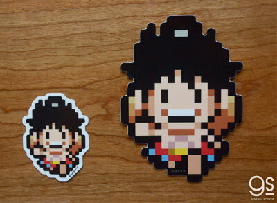 楽天市場 Part 3 通販限定デザイン 全5種 ピクセルワンピース ノーマルサイズ One Piece ドット絵 アニメ キャラクターステッカー Opxl3 Gs 公式グッズ ゼネラルステッカー