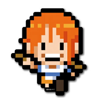 楽天市場 ピクセルワンピース ステッカー ナミ ノーマルサイズ Opx003 One Piece ドット絵 グッズ ゼネラルステッカー