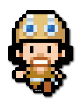 楽天市場 ピクセルワンピース ステッカー ウソップ ノーマルサイズ Opx004 One Piece ドット絵 グッズ ゼネラルステッカー