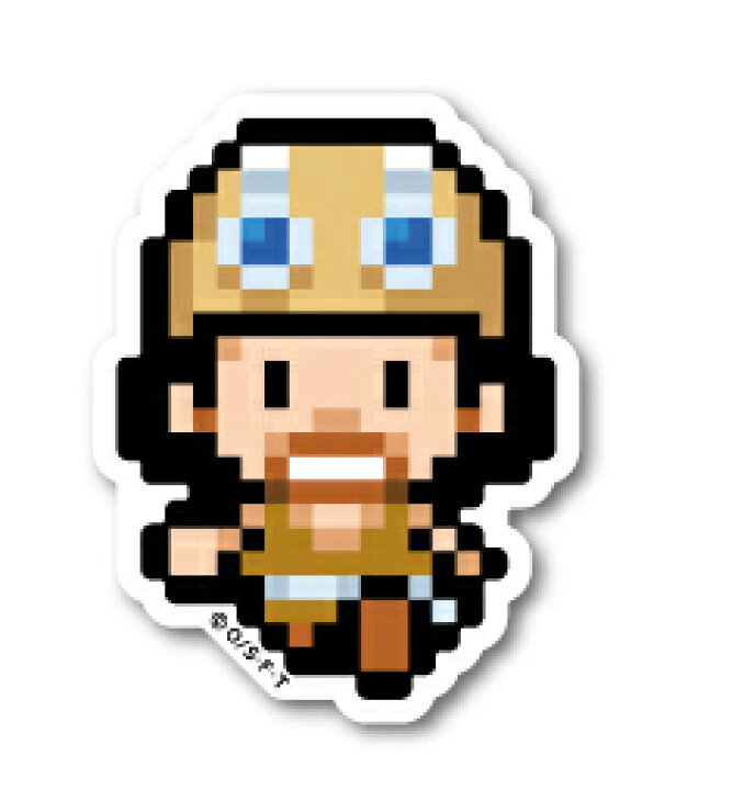 楽天市場 ピクセルワンピース ステッカー ウソップ ミニサイズ Opx004s One Piece ドット絵 グッズ ゼネラルステッカー 楽天市場 ピクセルワンピース ステッカー ウソップ ミニサイズ Opx004s One Piece ドット絵 グッズ ゼネラルステッカー
