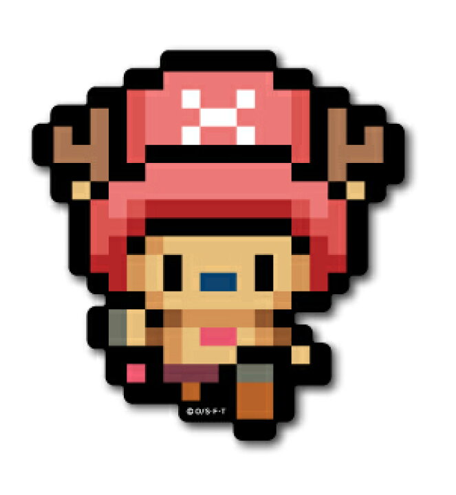 楽天市場 ピクセルワンピース ステッカー チョッパー ノーマルサイズ Opx006 One Piece ドット絵 グッズ ゼネラルステッカー