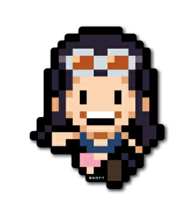 楽天市場 ピクセルワンピース ステッカー ロビン 新世界ver ノーマルサイズ Opx016 One Piece ドット絵 グッズ ゼネラルステッカー