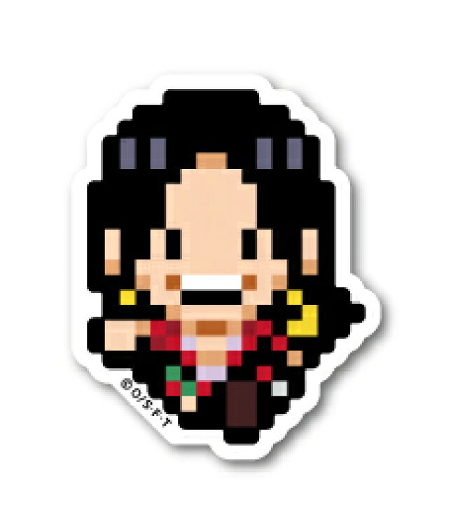 楽天市場 ピクセルワンピース ステッカー ハンコック ミニサイズ Opx019s One Piece ドット絵 グッズ ゼネラルステッカー